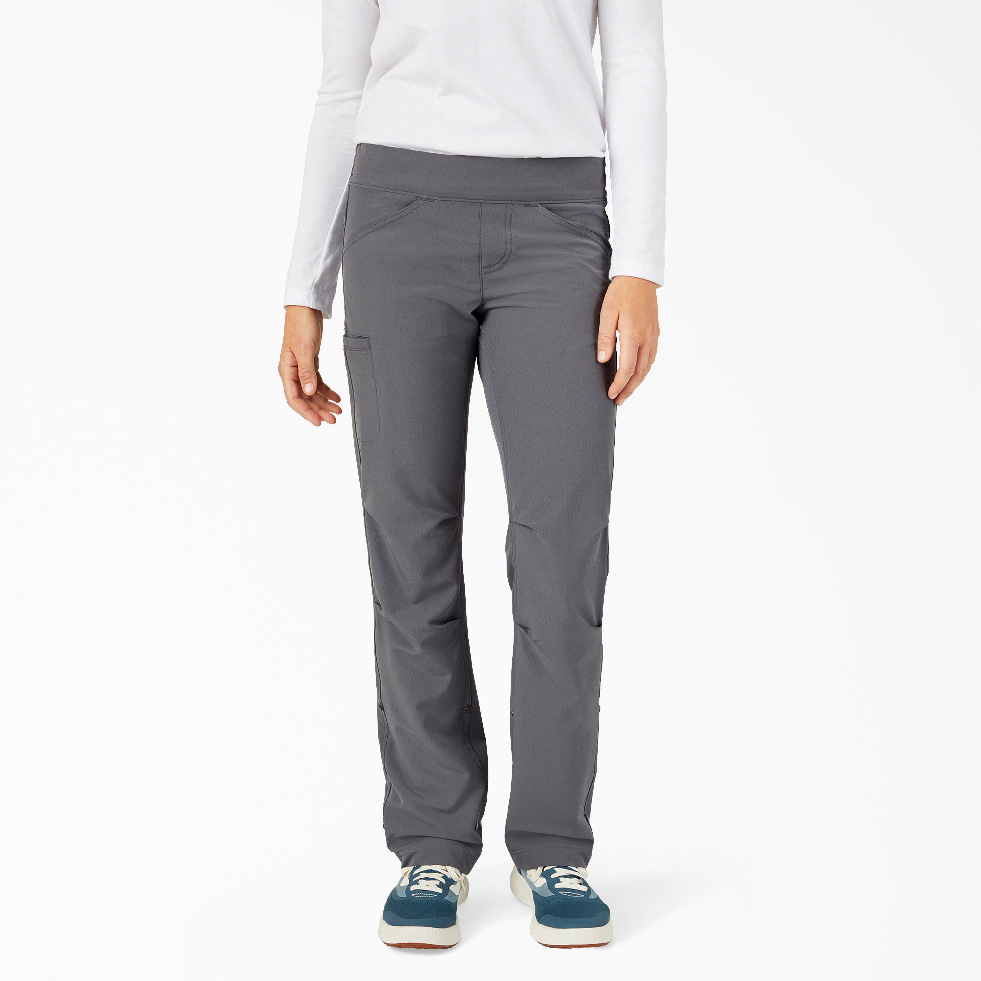 Women's Cooling Relaxed Straight Fit Roll-Up Pants