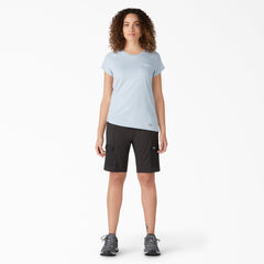 Women's Cooling Slim Fit Cargo Shorts, 10"