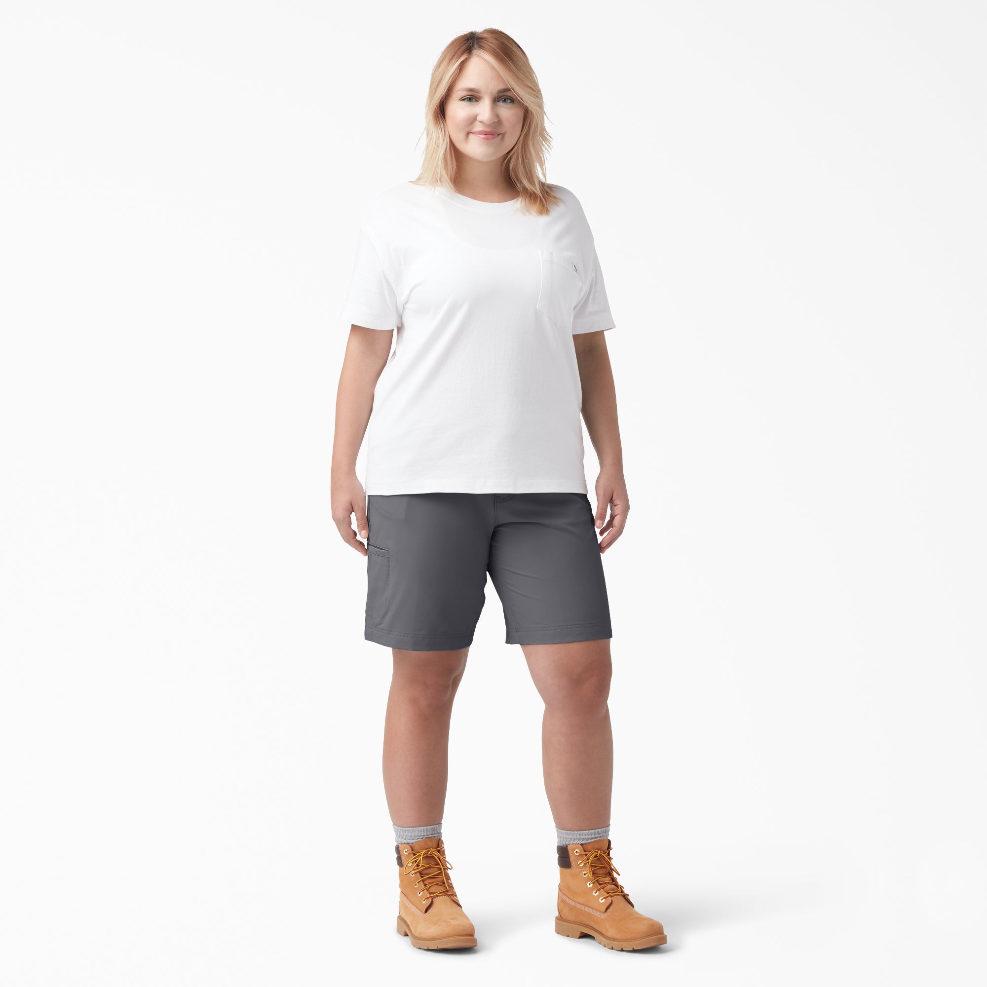 Women's Plus Cooling Relaxed Fit Shorts, 9"