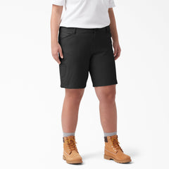 Women's Plus Cooling Relaxed Fit Shorts, 9"
