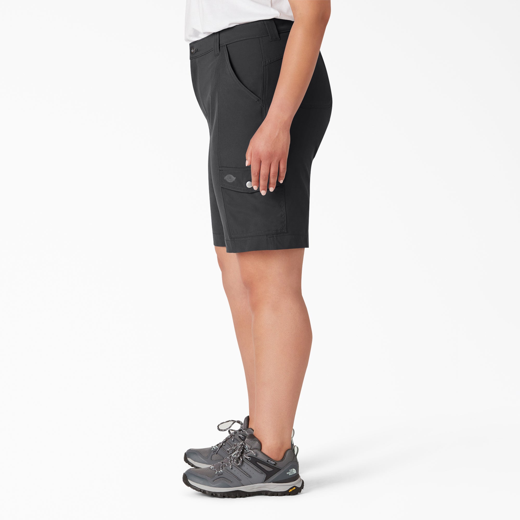 Women's Plus Cooling Slim Fit Cargo Shorts, 10"