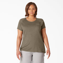Women's Plus Cooling Short Sleeve Pocket T-Shirt