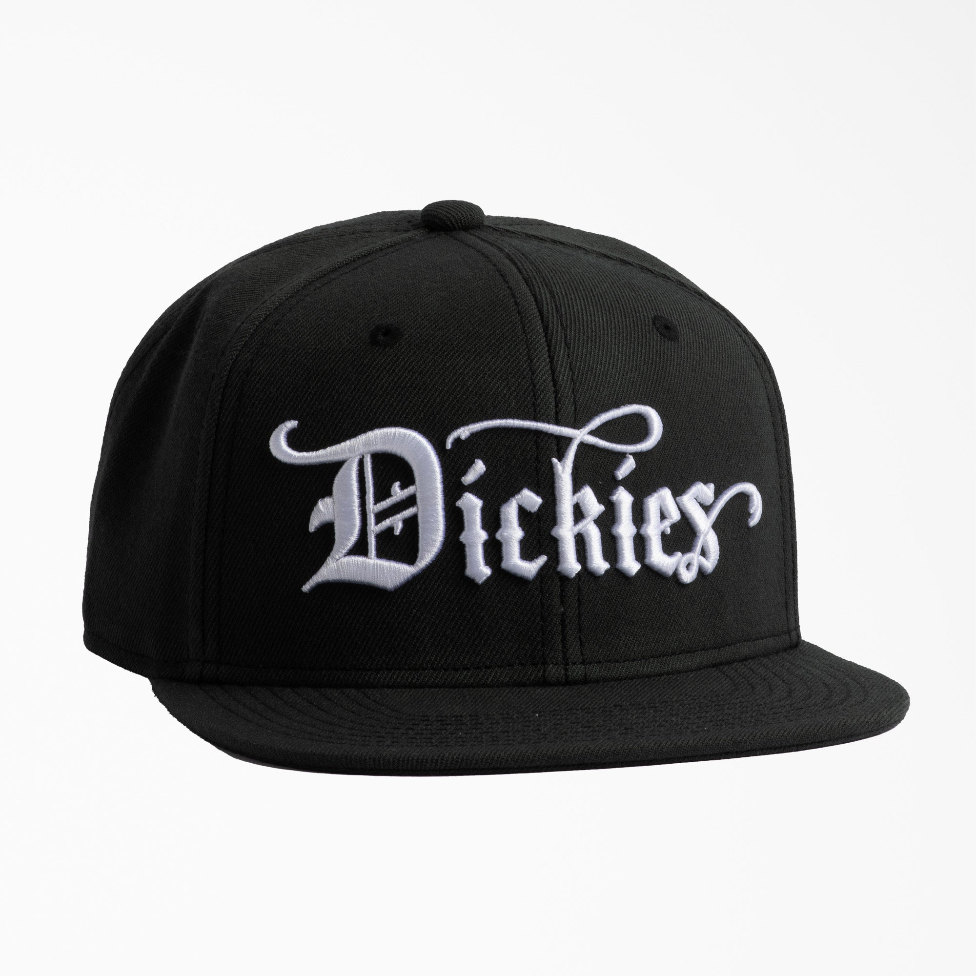 Embroidered Flat Brim Hat