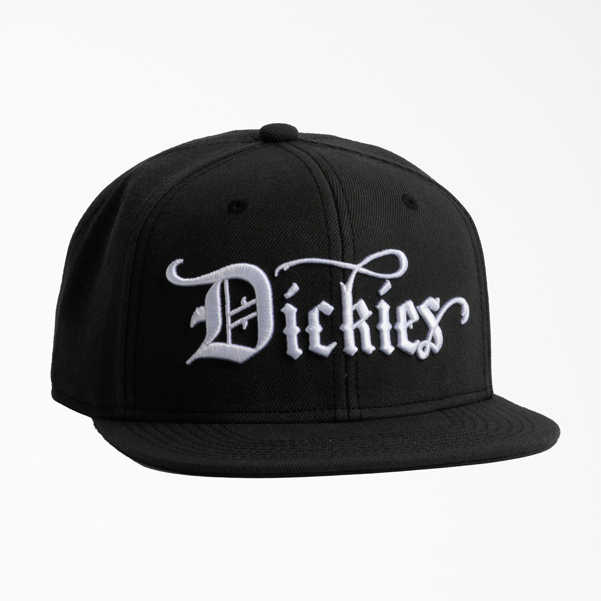 Embroidered Flat Brim Hat