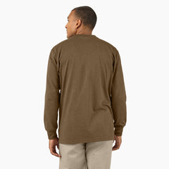 Heavyweight Heathered Long Sleeve Pocket T-Shirt