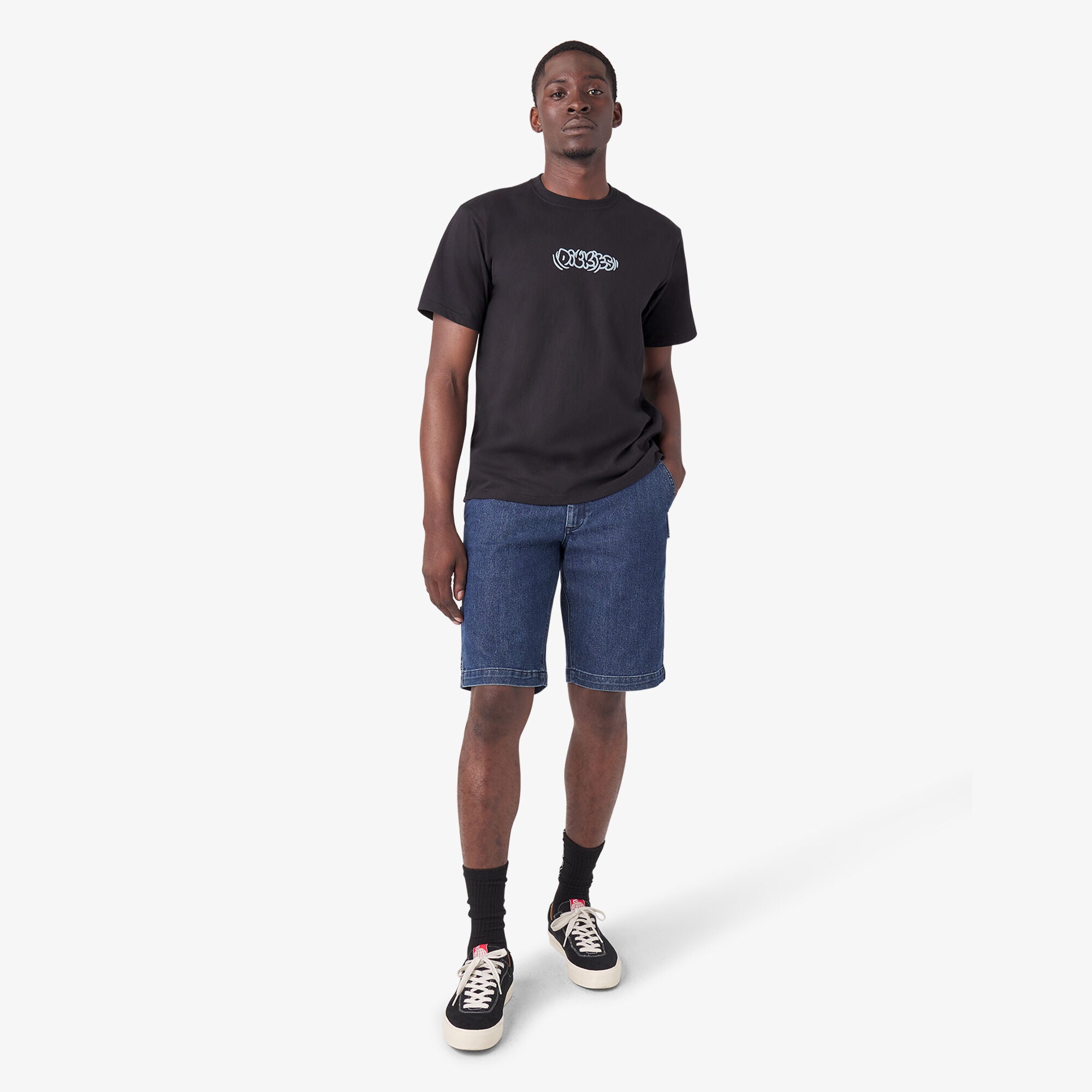 Dickies Skateboarding Denim Carpenter Shorts, 11"