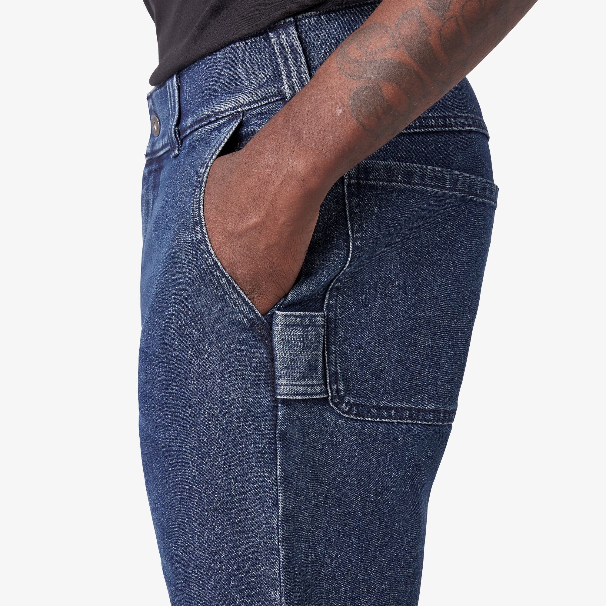 Dickies Skateboarding Denim Carpenter Shorts, 11"