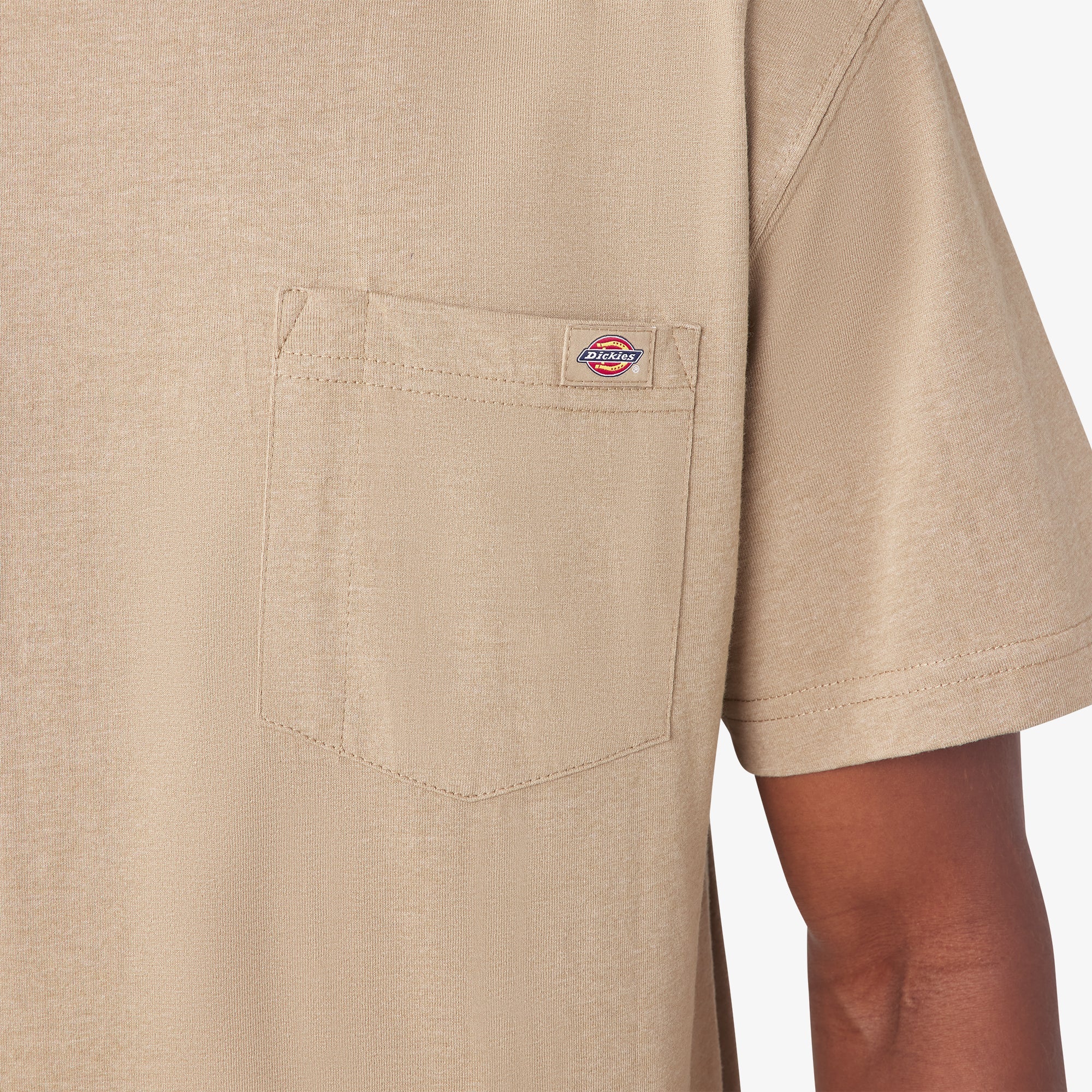 Heavyweight Heathered Short Sleeve Pocket T-Shirt
