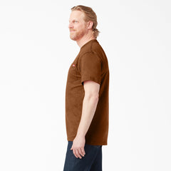 Heavyweight Heathered Short Sleeve Pocket T-Shirt