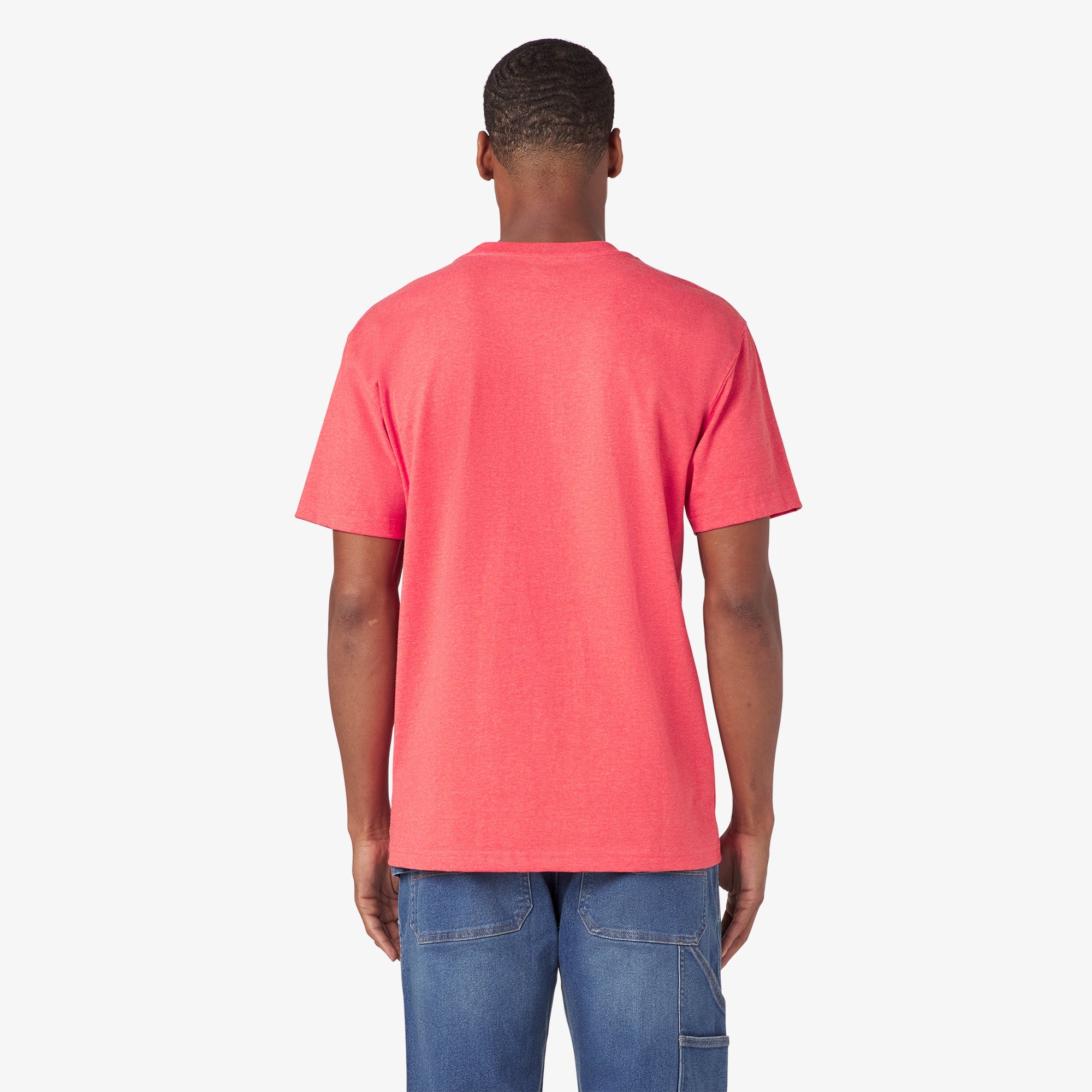 Heavyweight Heathered Short Sleeve Pocket T-Shirt