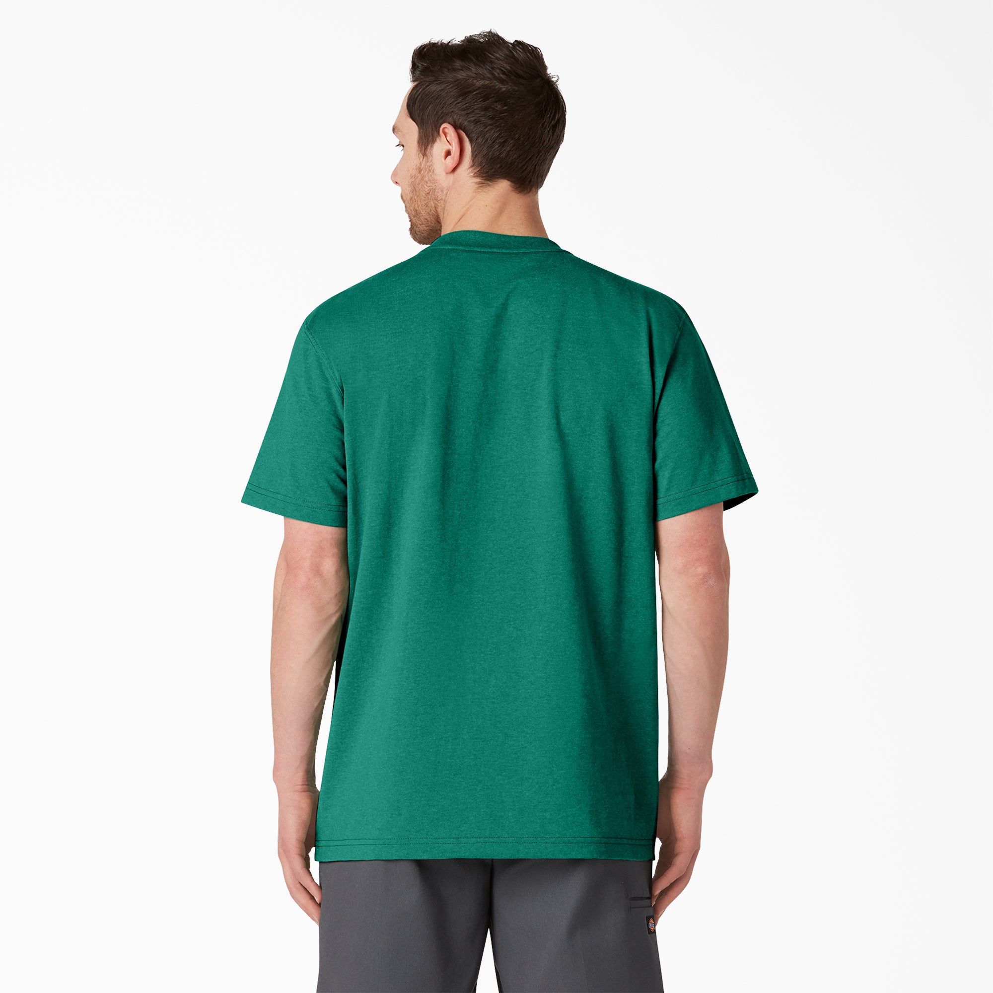 Heavyweight Heathered Short Sleeve Pocket T-Shirt