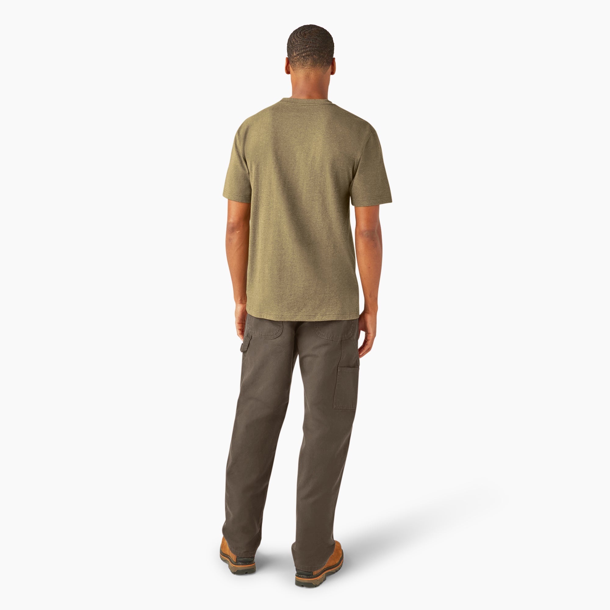 Heavyweight Heathered Short Sleeve Pocket T-Shirt