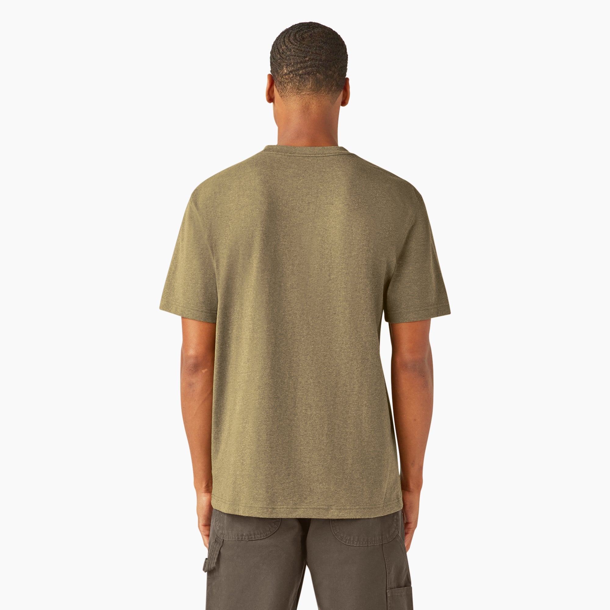 Heavyweight Heathered Short Sleeve Pocket T-Shirt