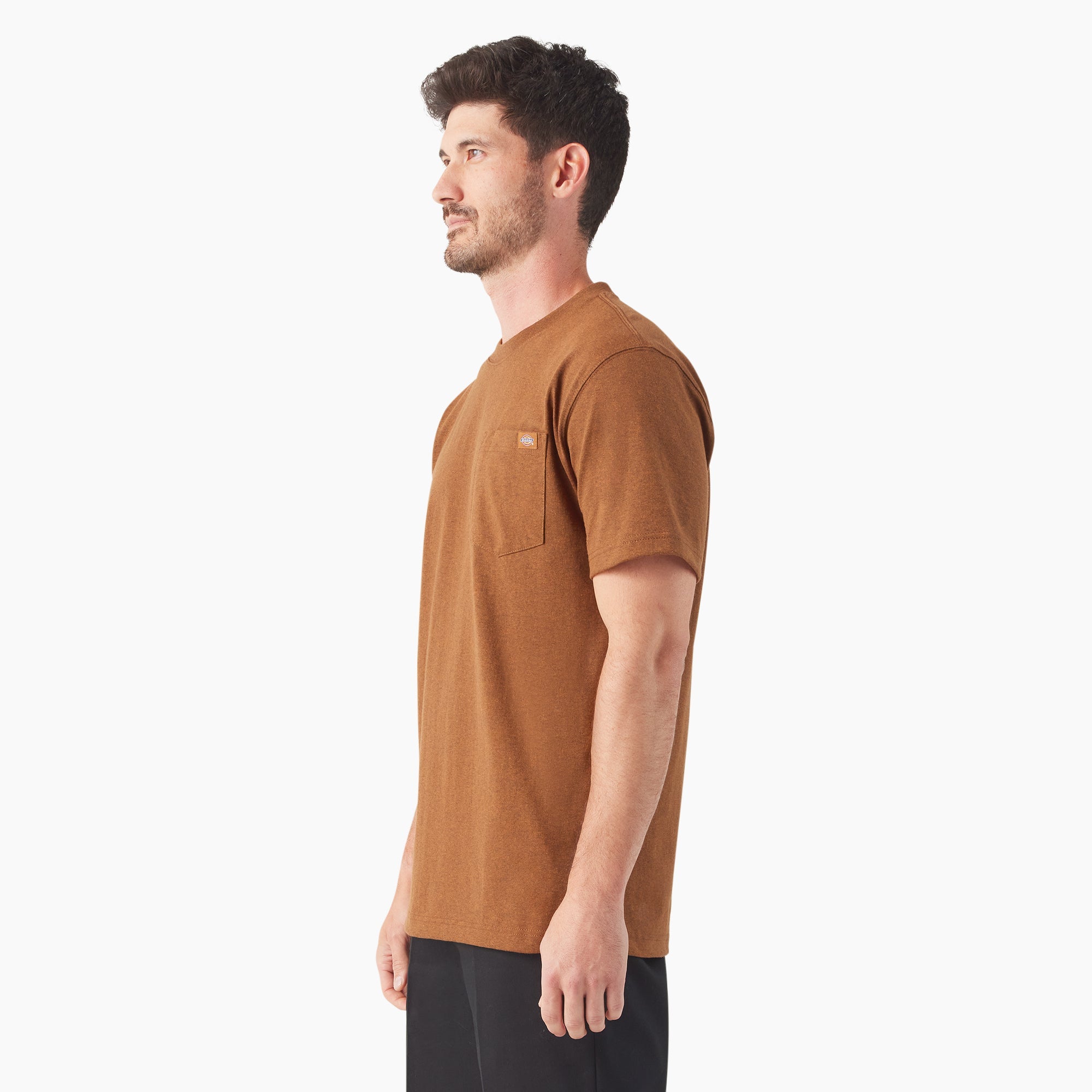 Heavyweight Heathered Short Sleeve Pocket T-Shirt