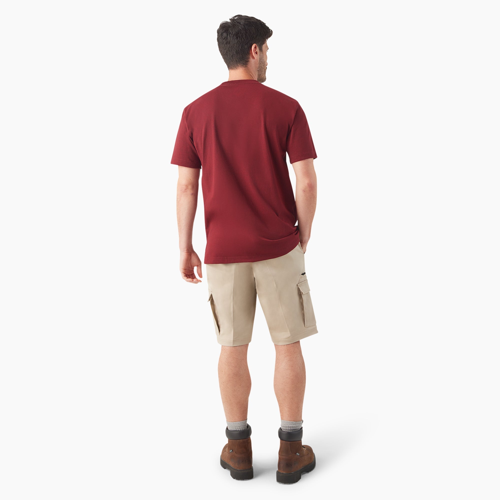Heavyweight Heathered Short Sleeve Pocket T-Shirt