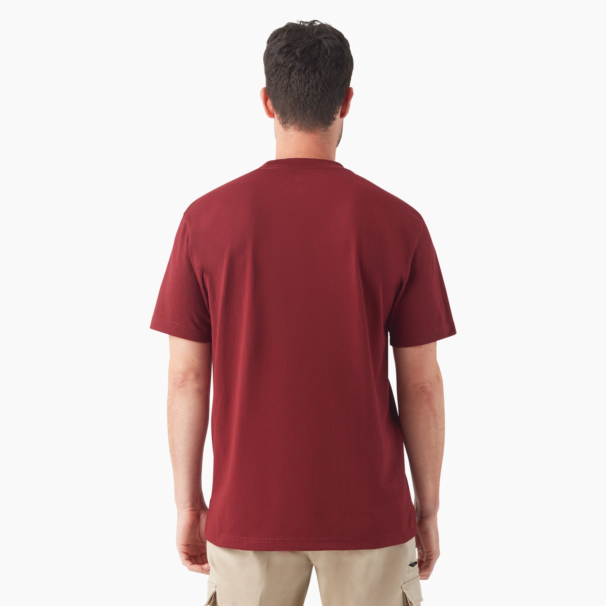 Heavyweight Heathered Short Sleeve Pocket T-Shirt
