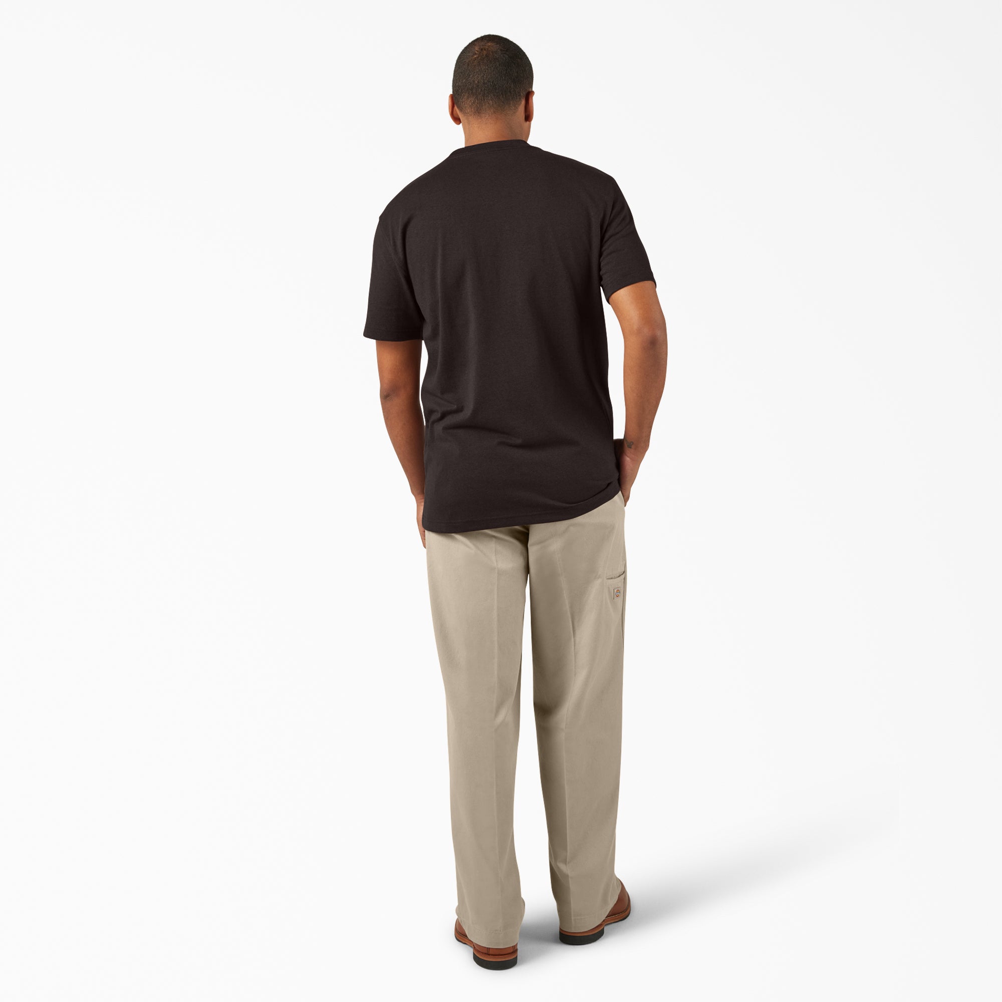 Heavyweight Heathered Short Sleeve Pocket T-Shirt