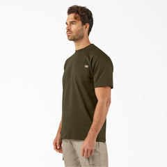 Heavyweight Heathered Short Sleeve Pocket T-Shirt