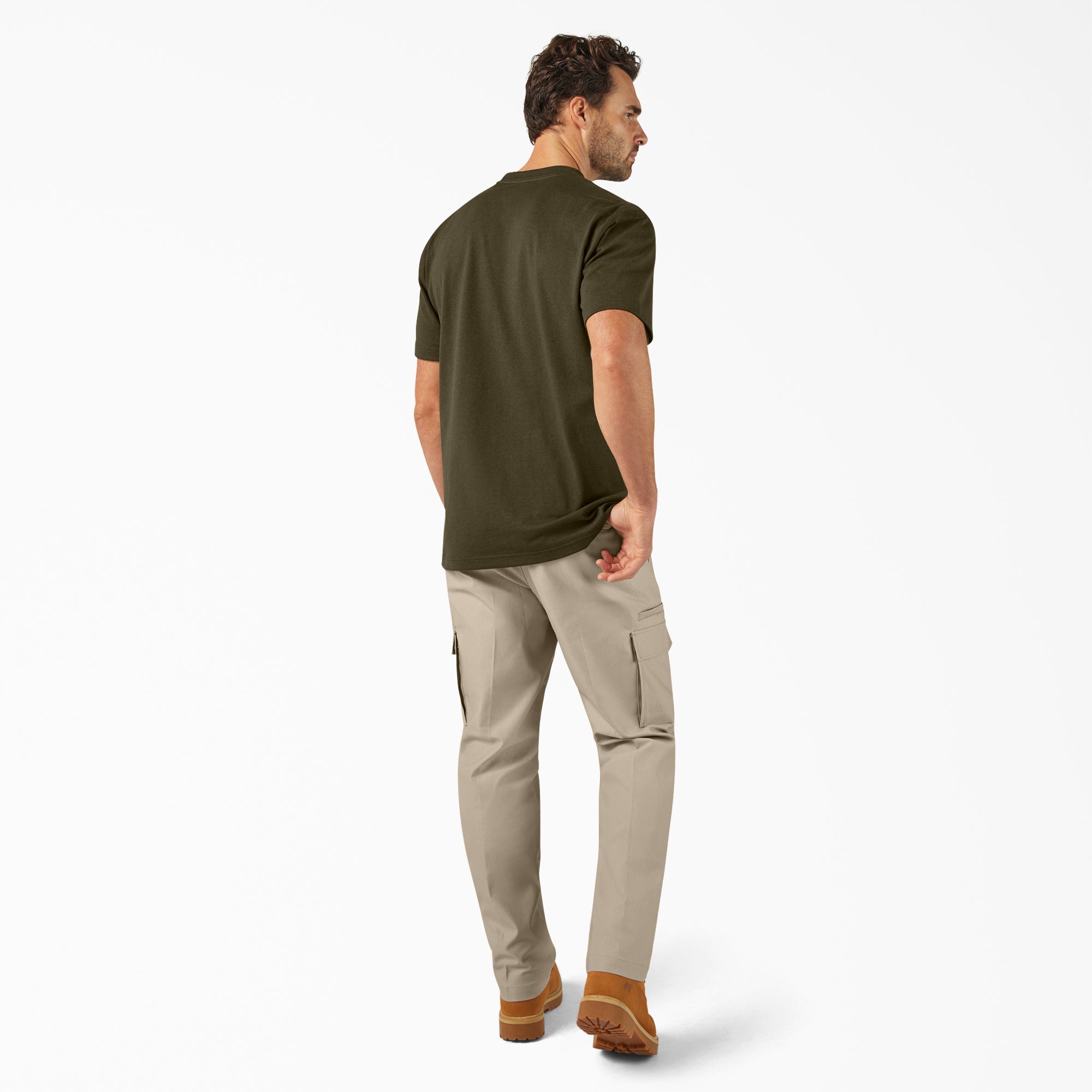 Heavyweight Heathered Short Sleeve Pocket T-Shirt