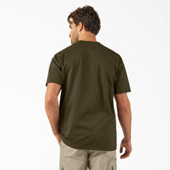 Heavyweight Heathered Short Sleeve Pocket T-Shirt