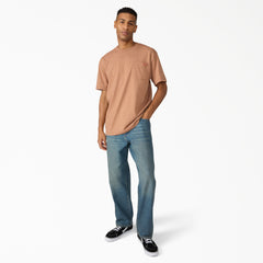 Heavyweight Heathered Short Sleeve Pocket T-Shirt