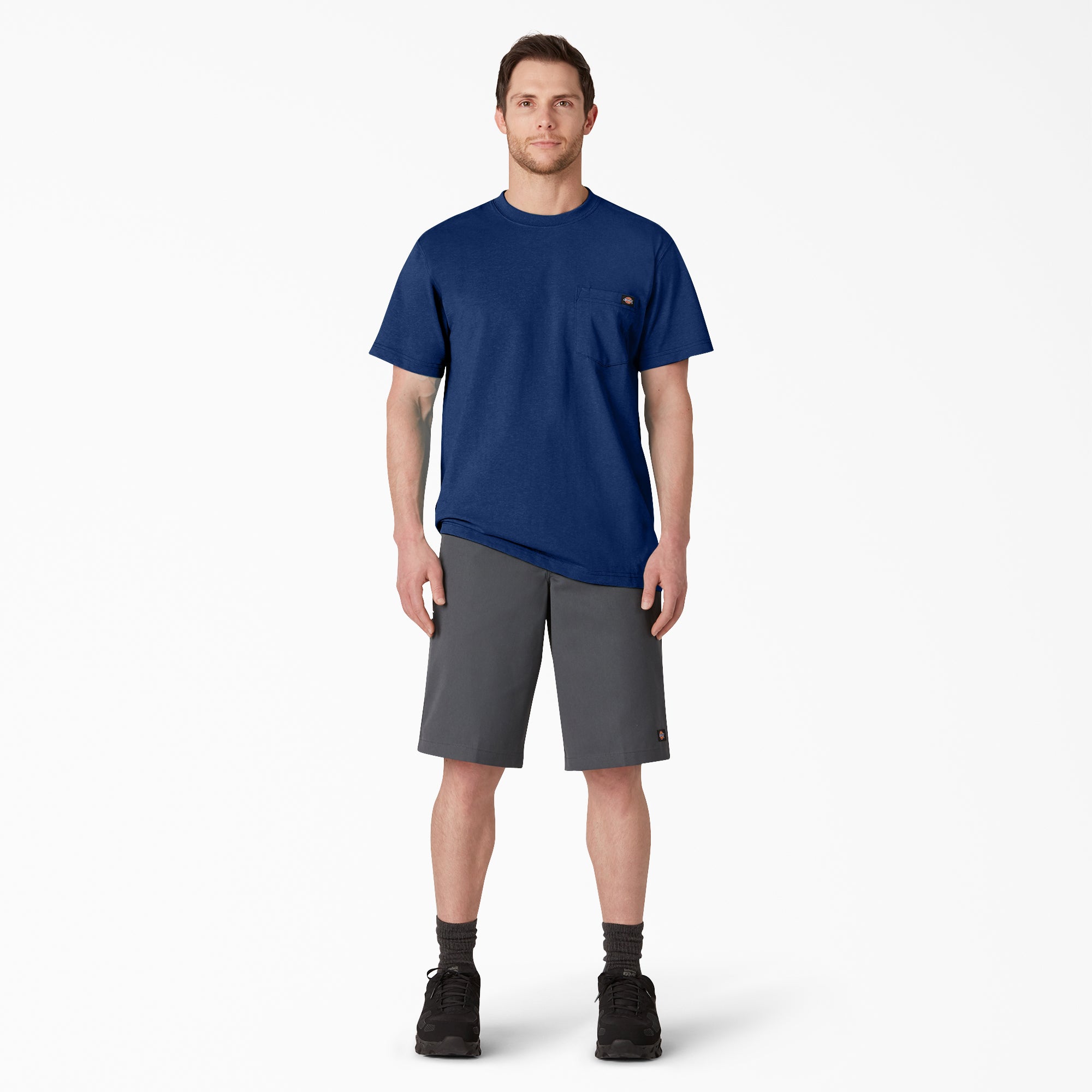 Heavyweight Heathered Short Sleeve Pocket T-Shirt