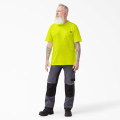 Heavyweight Neon Short Sleeve Pocket T-Shirt