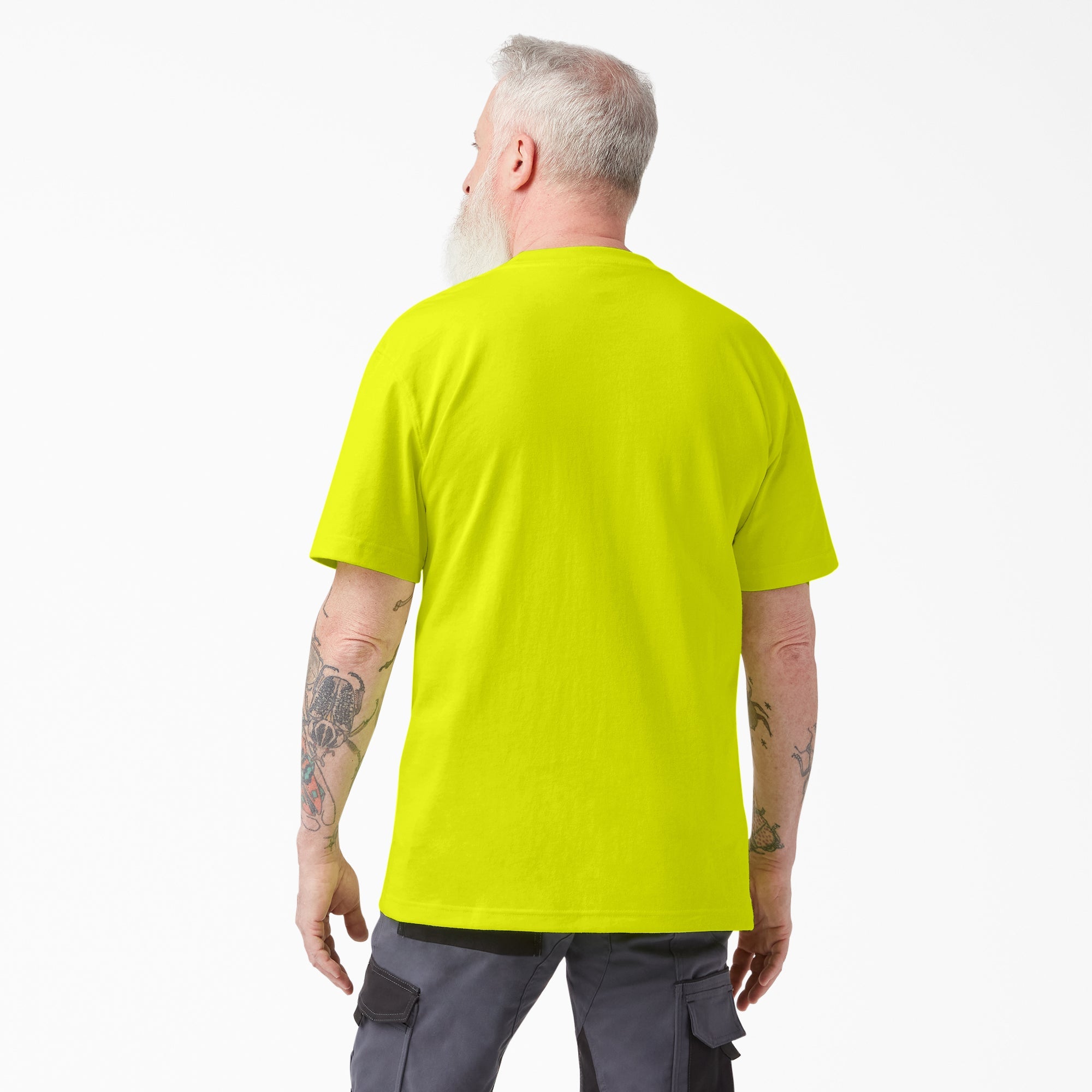 Heavyweight Neon Short Sleeve Pocket T-Shirt