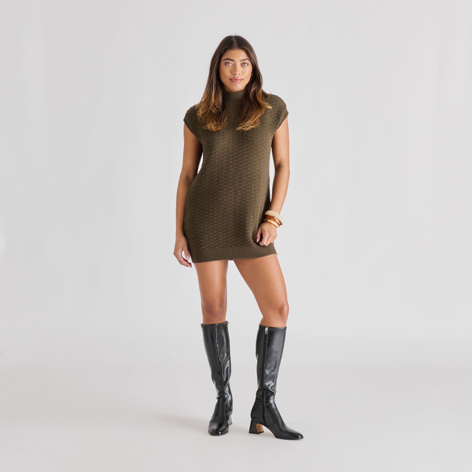 ALIVIA BOOTS BLACK LEATHER