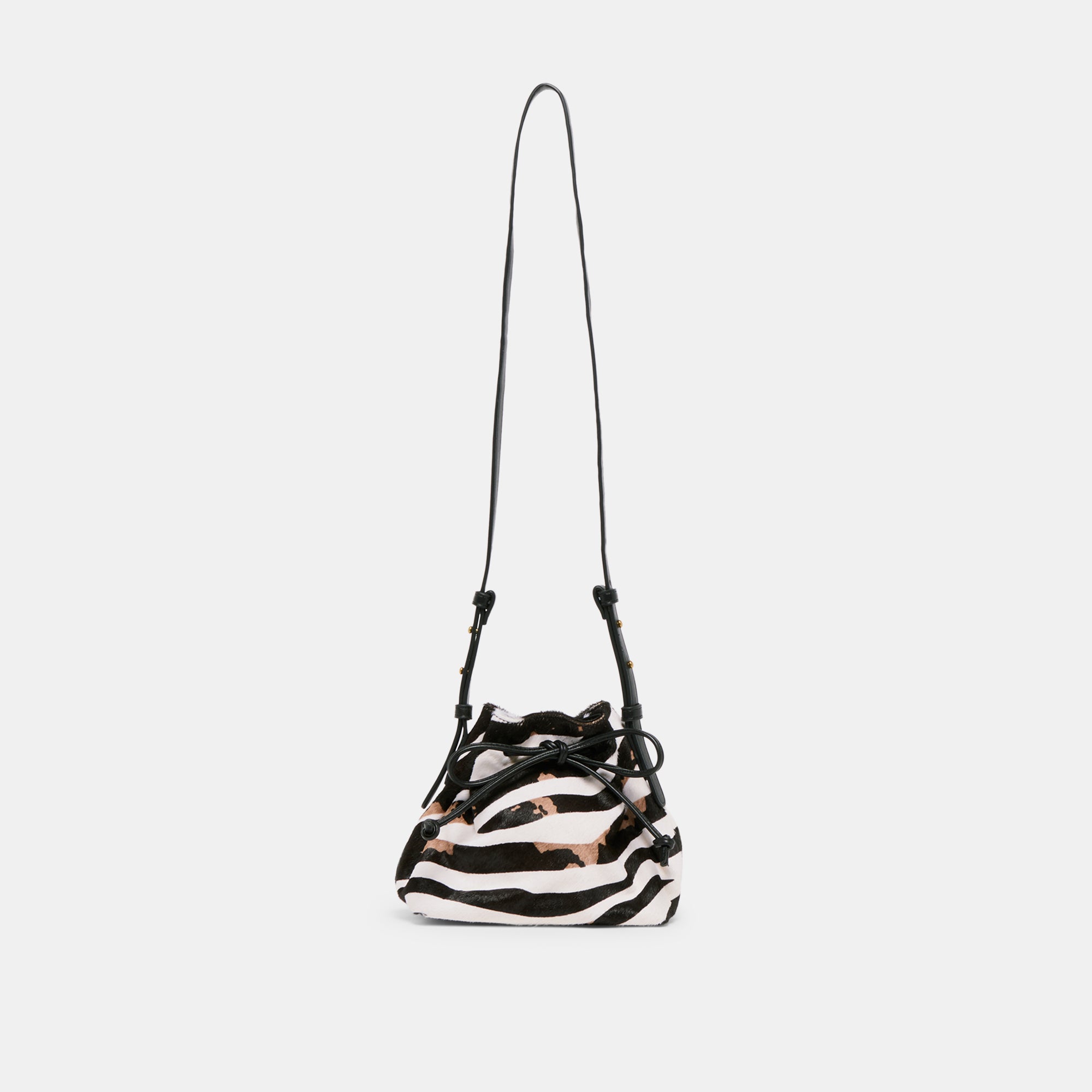 RANDI CROSSBODY ZEBRA CALF HAIR