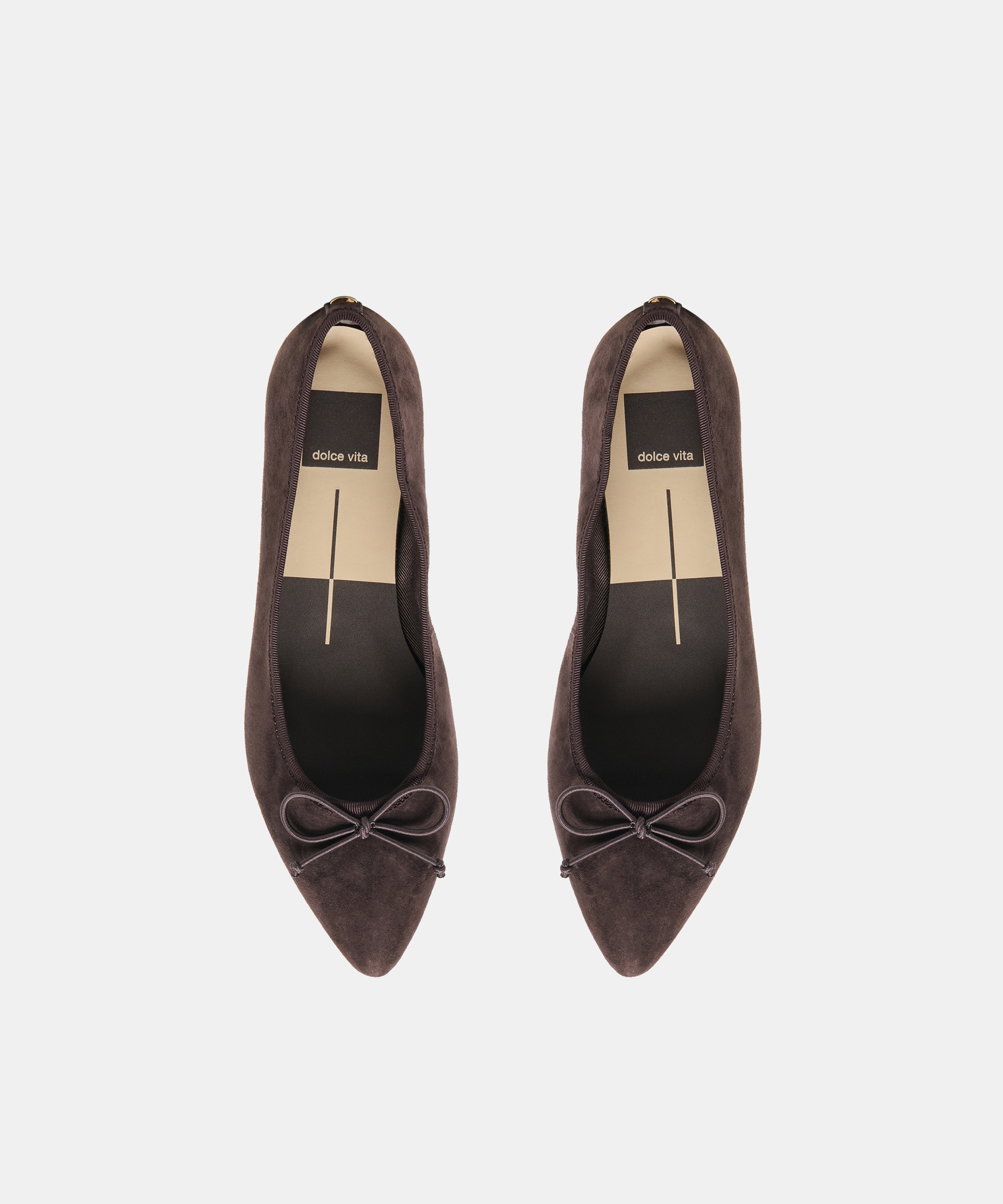 CELIO BALLET FLATS WALNUT SUEDE