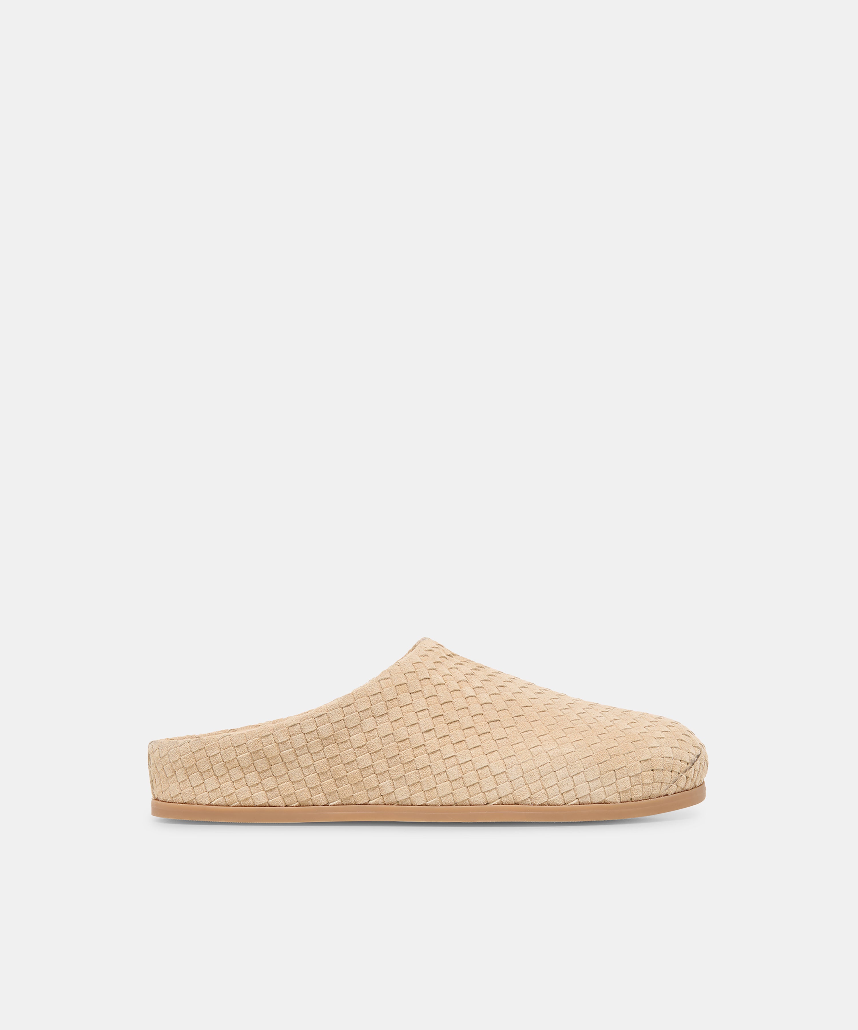 JUDITH WOVEN FLATS CAMEL WOVEN SUEDE