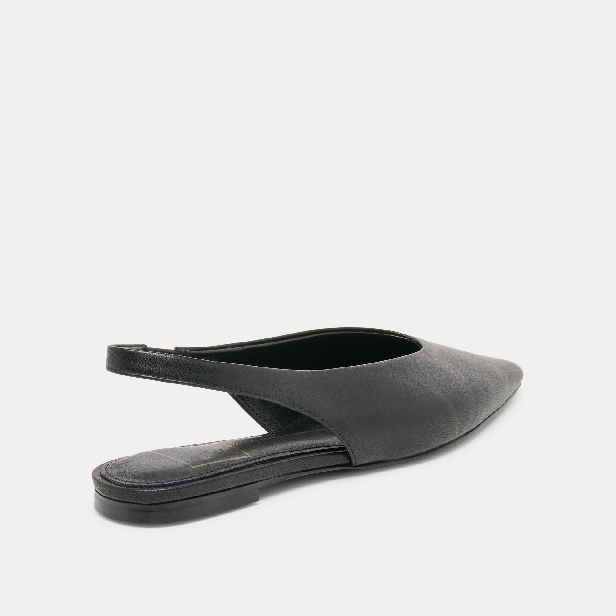 KENDLE FLATS BLACK LEATHER