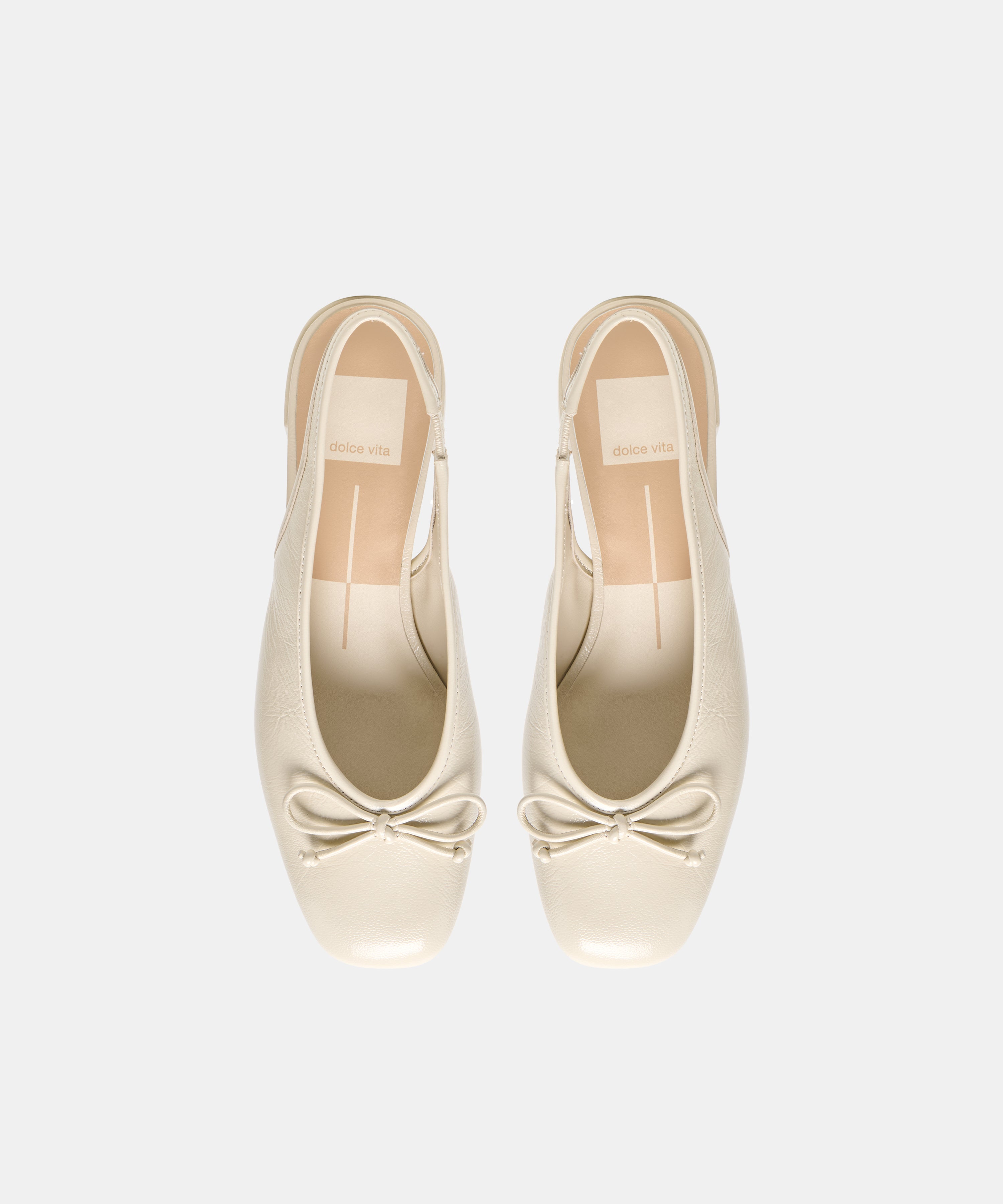 MARIEN MID HEELS IVORY LEATHER