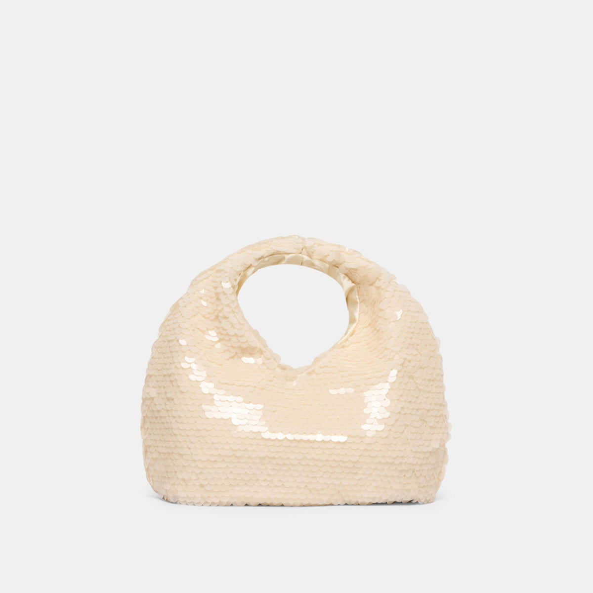 DAHLIA SEQUIN HANDBAG IVORY SEQUIN