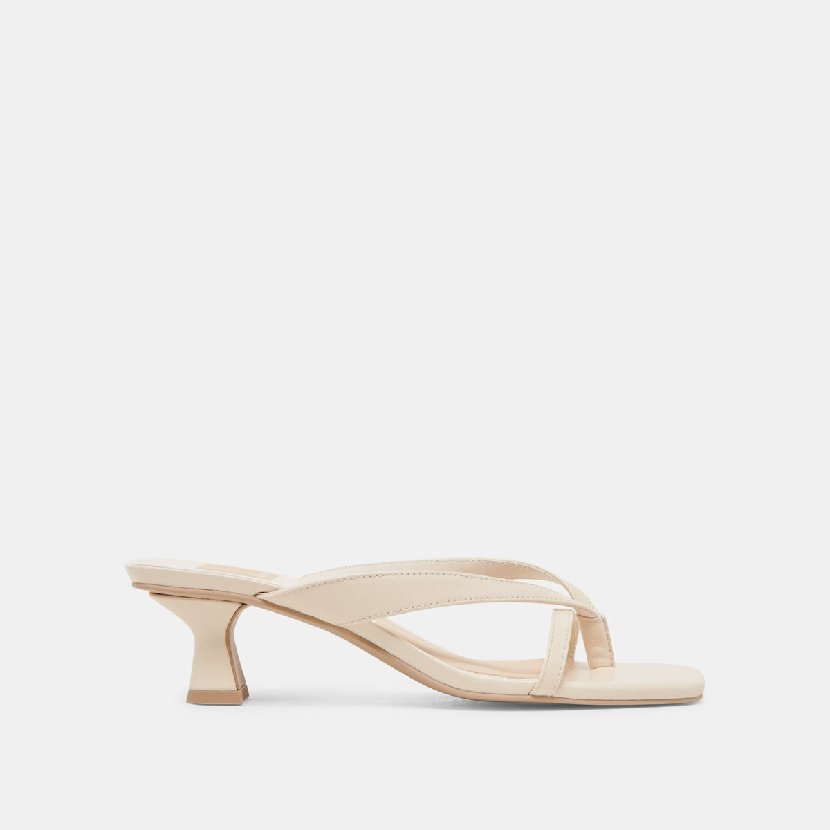 BREVEL HEELS BONE LEATHER