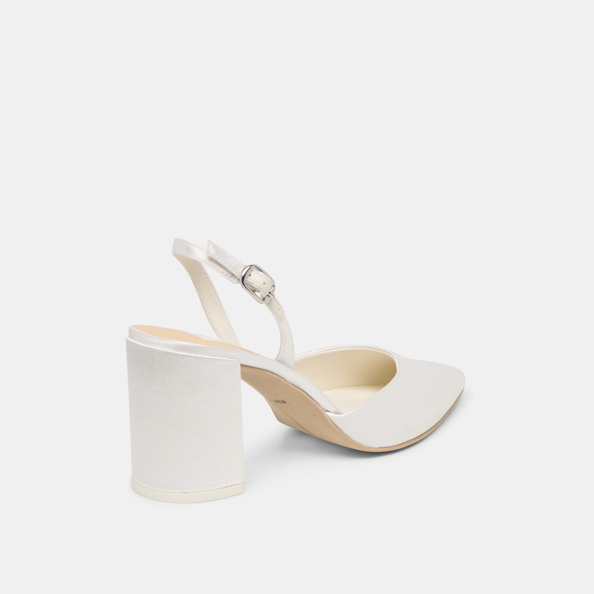 CAREL HIGH HEELS TRUE WHITE SATIN