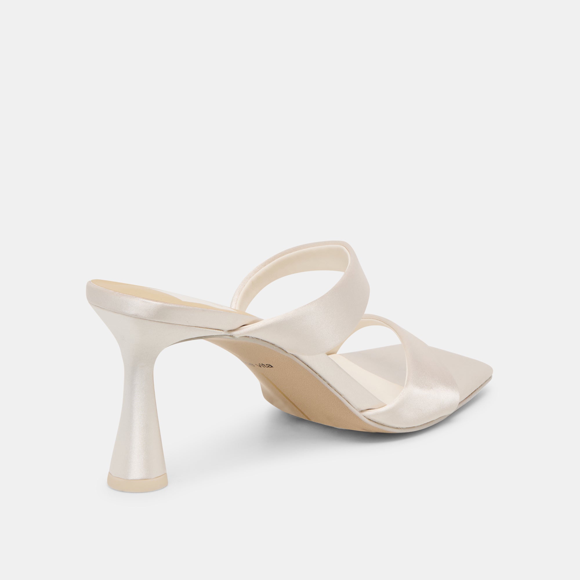ICELYN HEELS IVORY SATIN