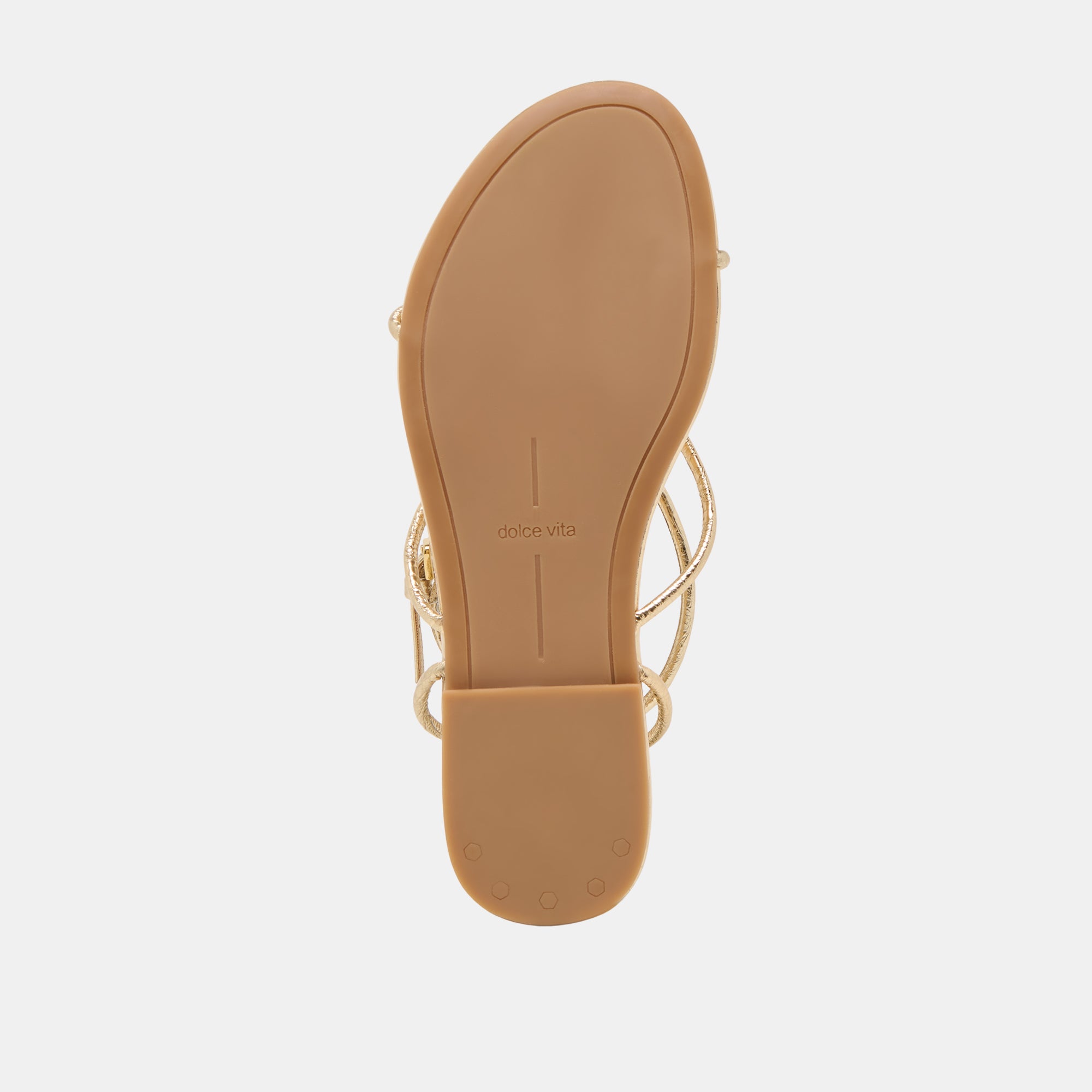 KENLEY SANDALS GOLD LEATHER