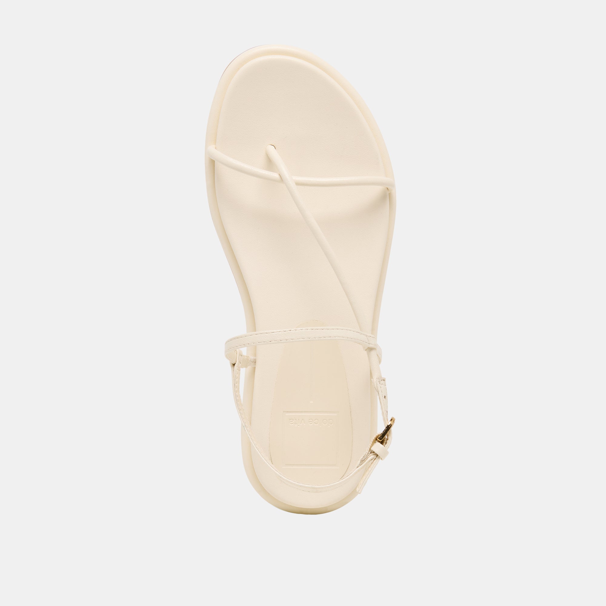 DOM SANDALS OFF WHITE LEATHER