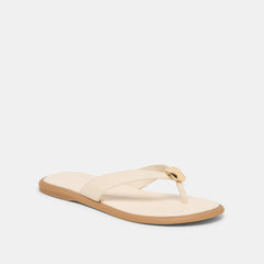 JAINA SANDALS BONE LEATHER