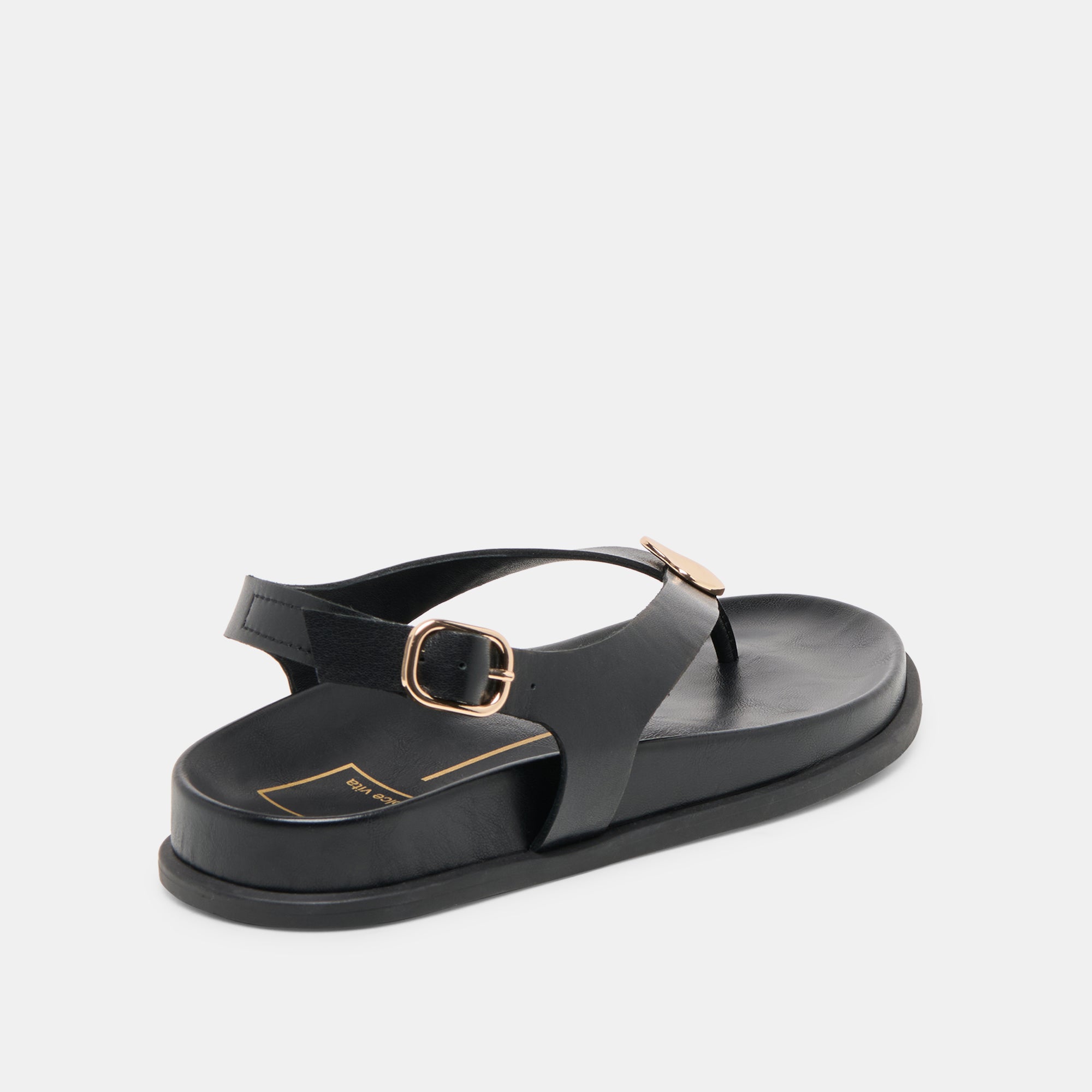 JONY SANDALS BLACK LEATHER