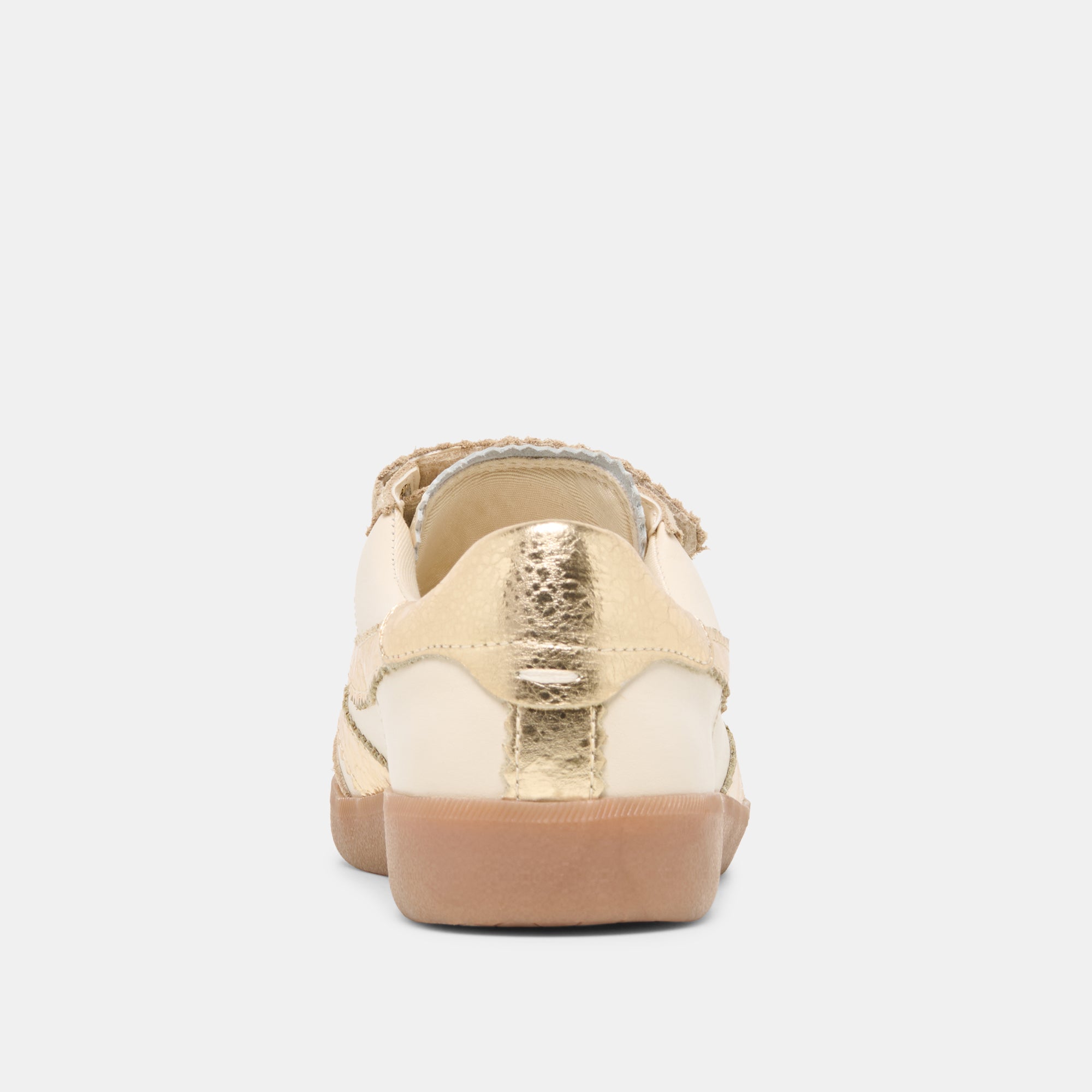 MERIT VELCRO SNEAKERS WHITE GOLD LEATHER