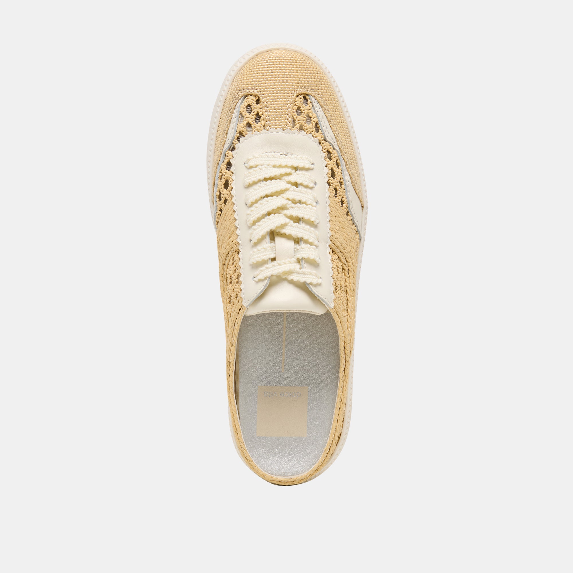 NOTICE SLIDE WOVEN SNEAKERS LT NATURAL WOVEN RAFFIA