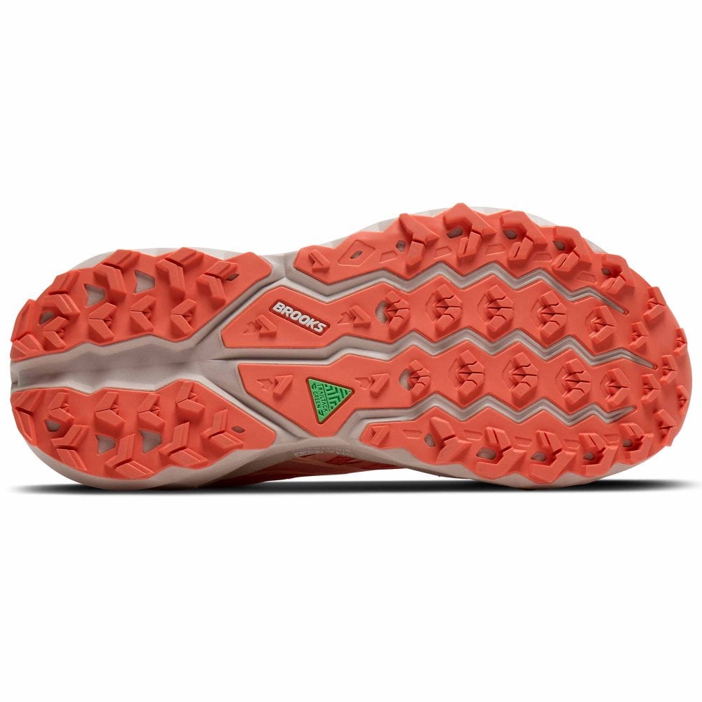 Cascadia 19 Women's Trail Shoes Peach Echo/Chateau/White