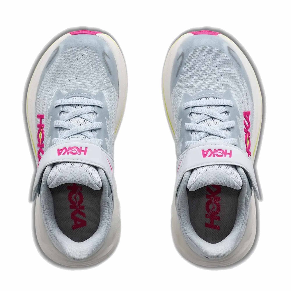 Clifton 10 Little Kids Running Shoe Overcast/Neon Dragonfruit
