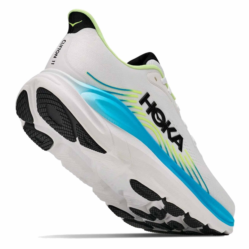 Clifton 11 Wide Mens Running Shoes Frost/Black