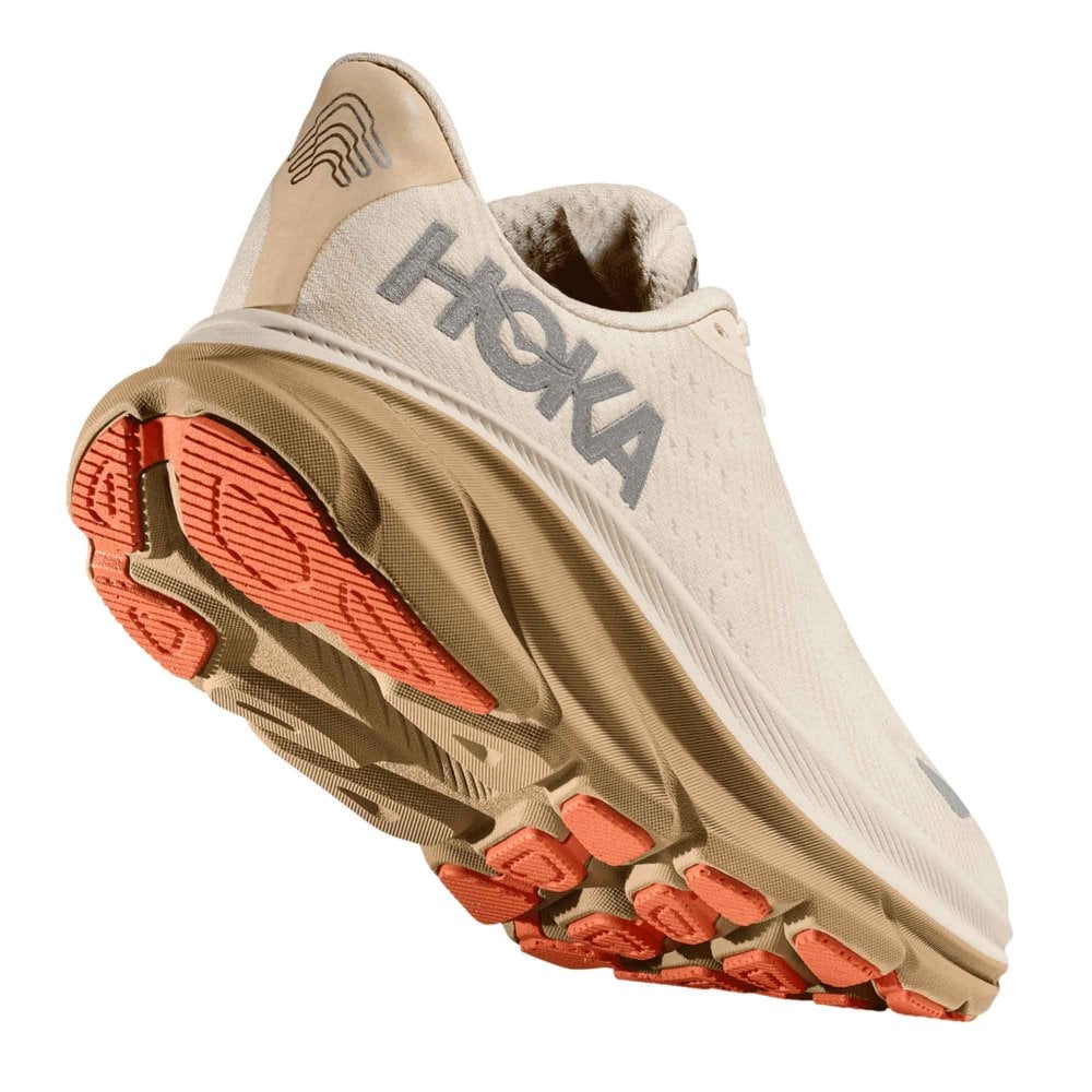 Clifton 9 Gore-Tex Womens Waterproof Running Shoes Eggshell/Khaki