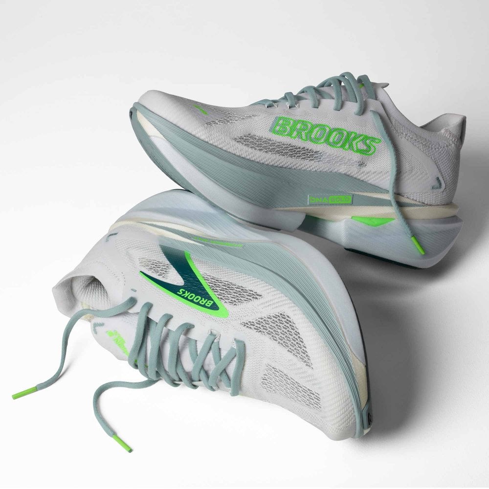 Hyperion Max 3 Men's Running Shoes White/Grey Mist/Green