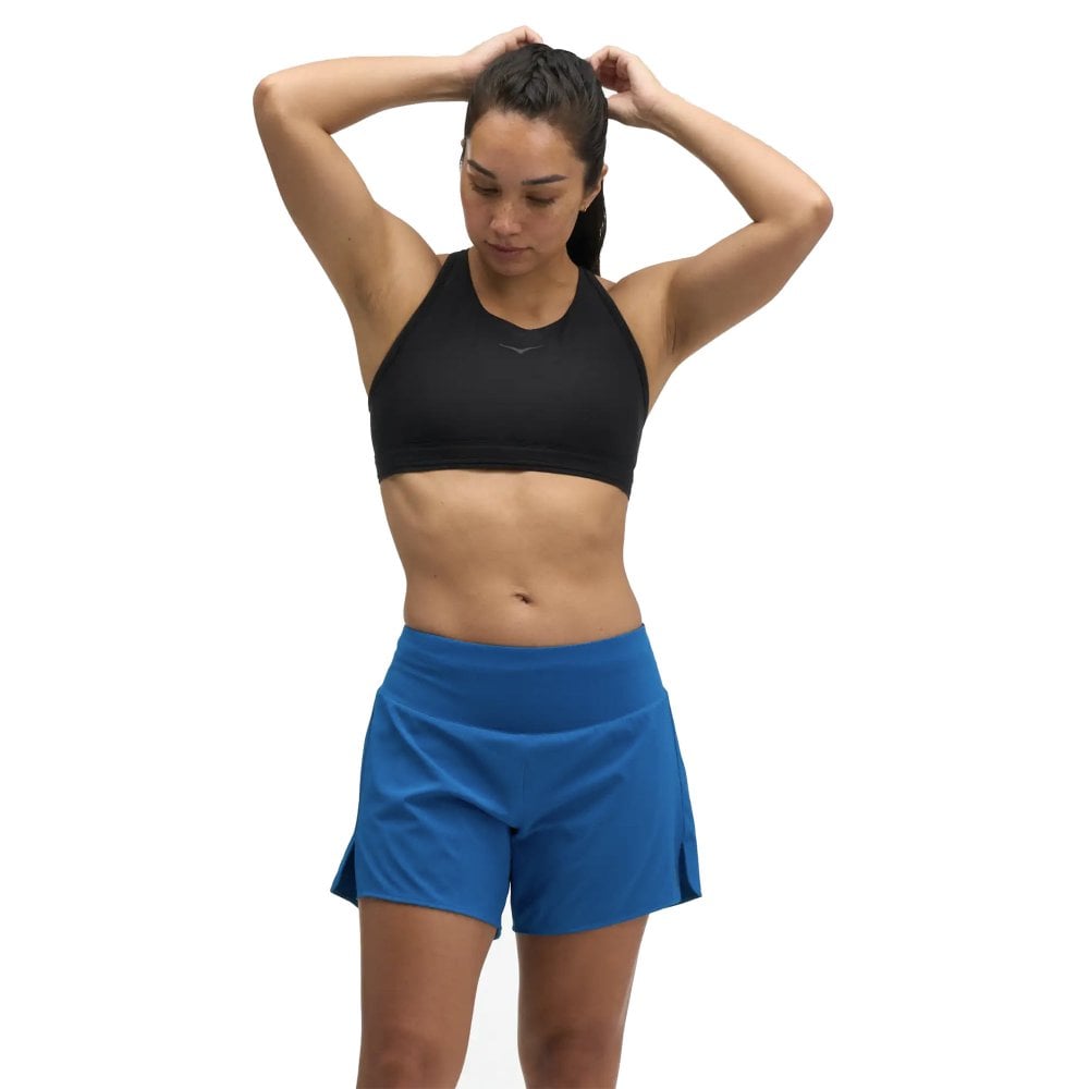 Women's Glide Short MR 5'' 2-in-1 Running Shorts Night Glow Blue